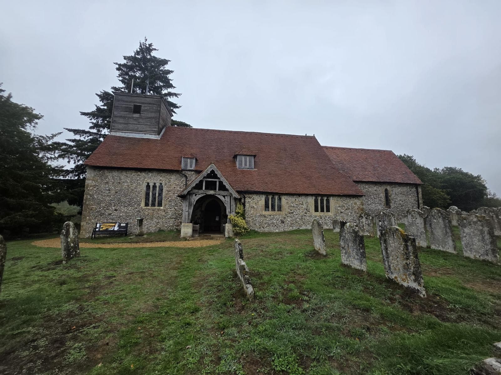 St Margaret’s Church and its churchyard in East Wellow.