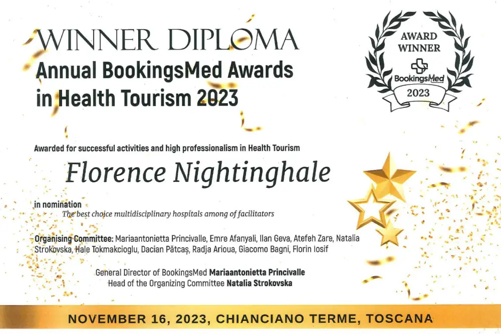 Florence Nightingale Hospital Wins Health Tourism 2023 Award